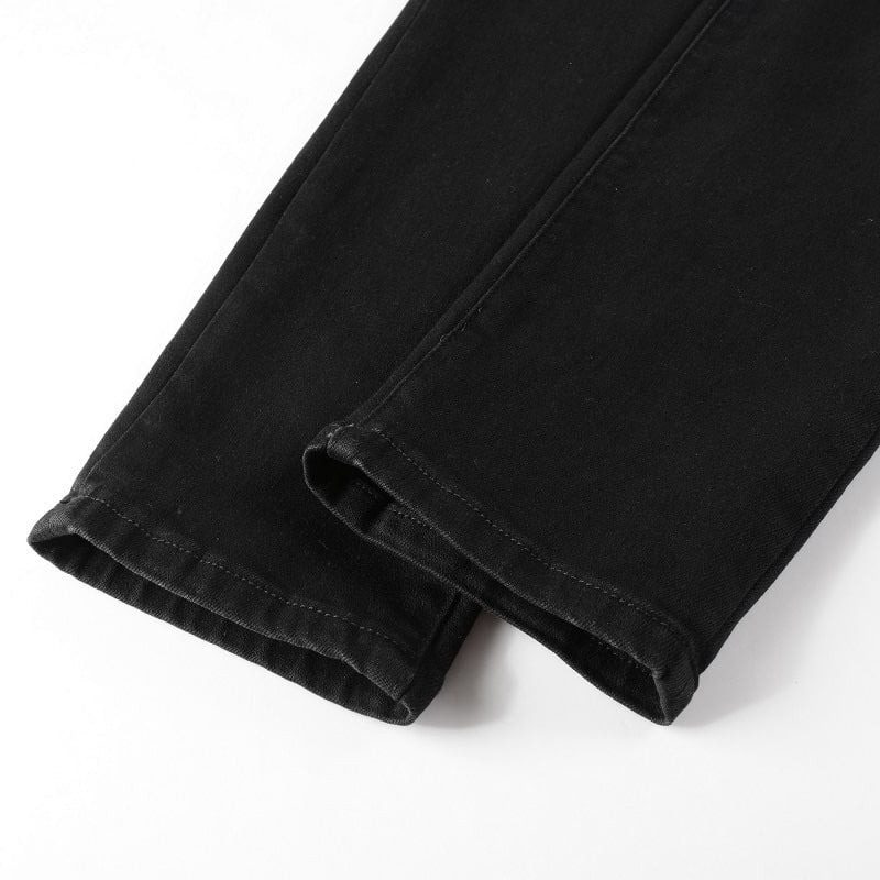 Shiny Black Jeans