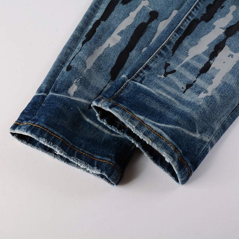 Scratched Jeans