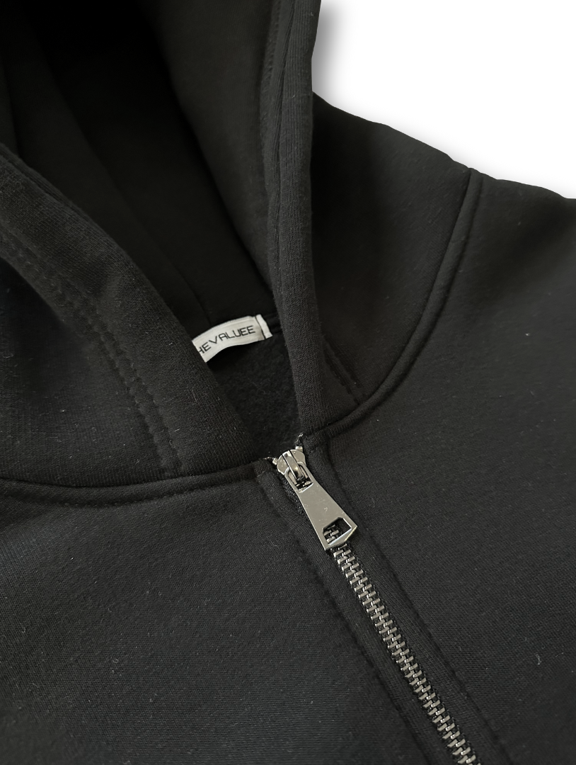 TVE Schwarzer Hoodie