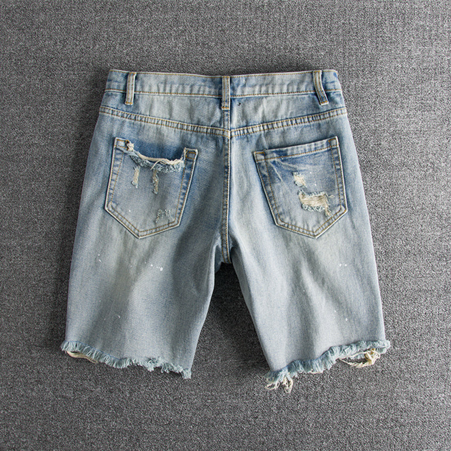 Blaue Rockstar Shorts