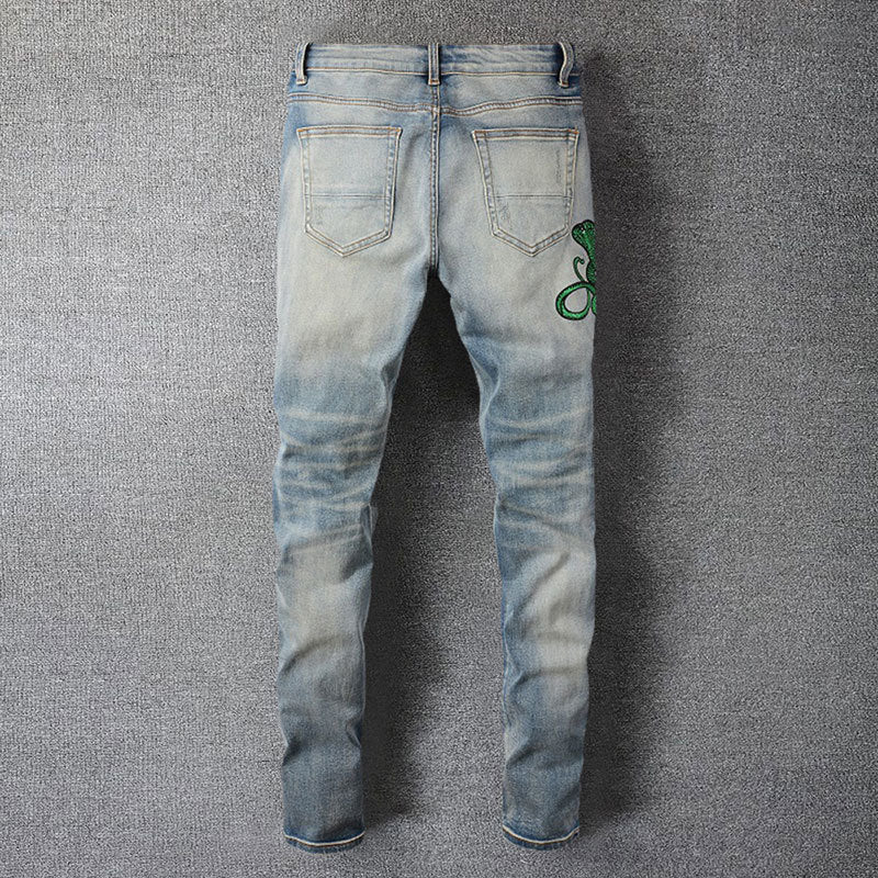 Schlangen Jeans